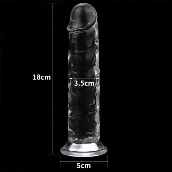 Strap-Ons | Lovetoy – Flawless Dildo 7.0” – Clear Sex Toys Lovetoy