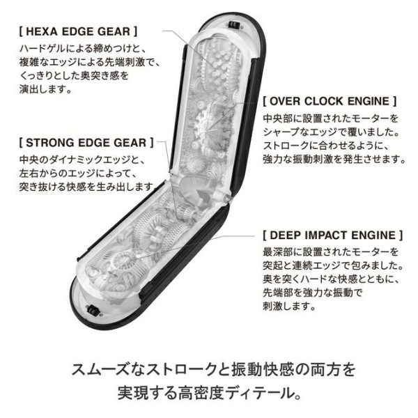 Tenga Masturbators | Tenga – Flip Zero Gravity Electronic Vibration – Black Masturbators Tenga