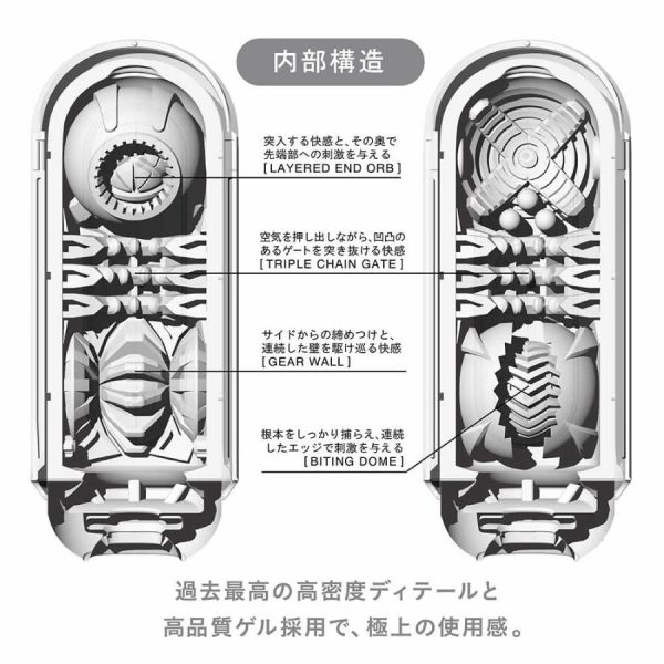 Tenga Masturbators | Tenga – Flip Zero Masturbator – White Masturbators Tenga