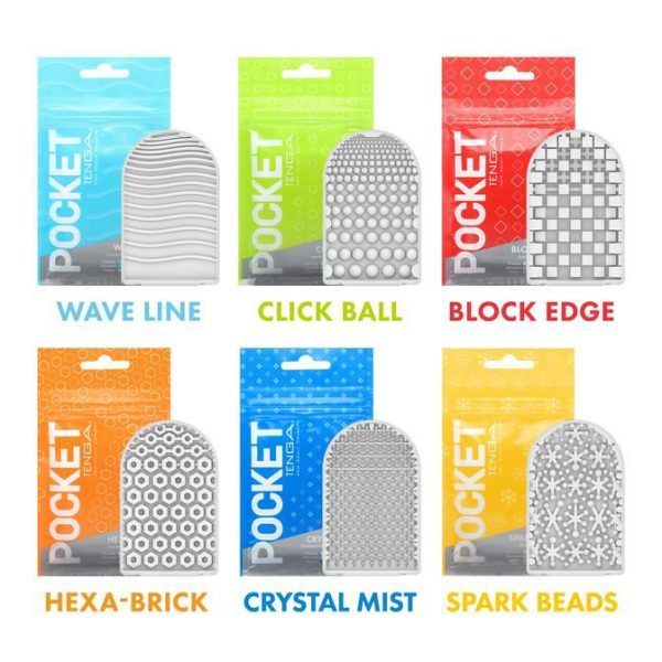 Tenga Masturbators | Tenga – Pocket Block Crystal Mist – Blue Masturbators Tenga