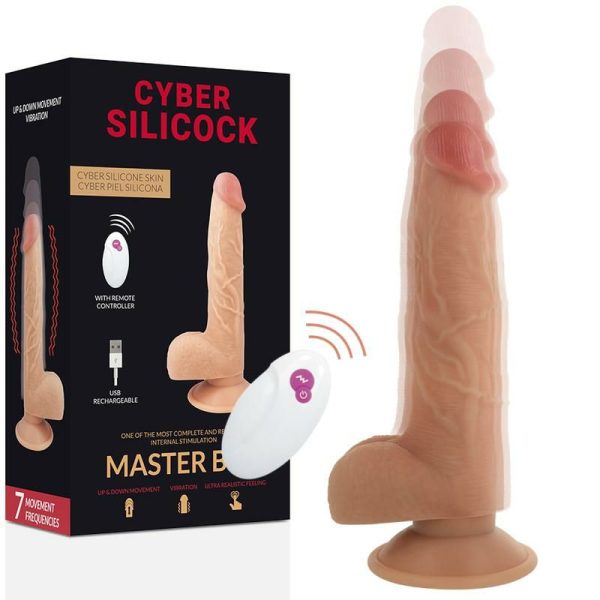 Thrusting Vibrators | Cyber Silicock – Master Ben Up&Down Vibro Dildo Thrusting Vibrators Cyber Silicock