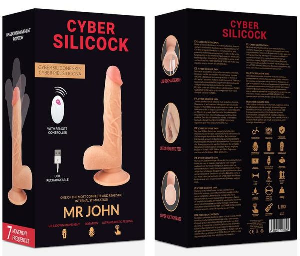 Thrusting Vibrators | Cyber Silicock – Mr John Up&Down Vibro Dildo Thrusting Vibrators Cyber Silicock