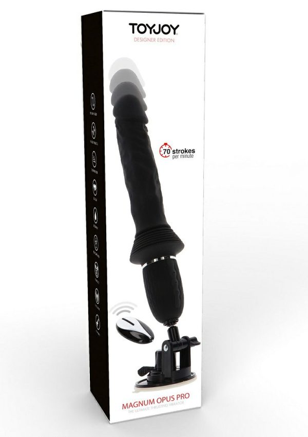 Thrusting Vibrators | Toyjoy – Magnum Opus Thruster – Black Thrusting Vibrators Thrusting Vibrators