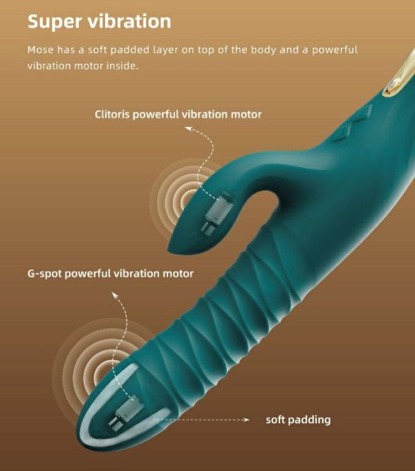 Thrusting Vibrators | Zalo – Mose – Turquoise Green Thrusting Vibrators Thrusting Vibrators