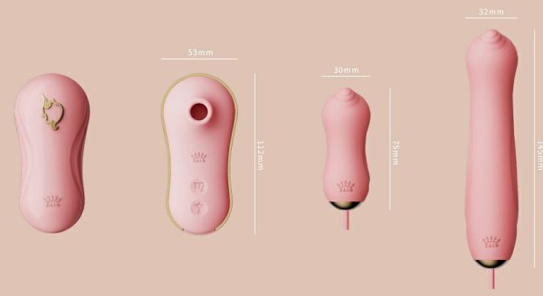 Thrusting Vibrators | Zalo – Unicorn Set – Berry Violet Thrusting Vibrators Thrusting Vibrators