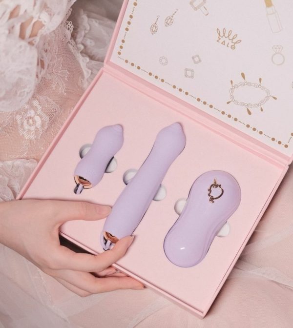 Thrusting Vibrators | Zalo – Unicorn Set – Berry Violet Thrusting Vibrators Thrusting Vibrators