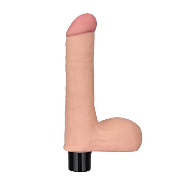 Vibrating Dildos | Lovetoy – 8” Real Softee Vibro Dildo – Flesh Vibrating Dildos Lovetoy