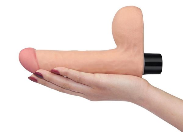 Vibrating Dildos | Lovetoy – 8” Real Softee Vibro Dildo – Flesh Vibrating Dildos Lovetoy