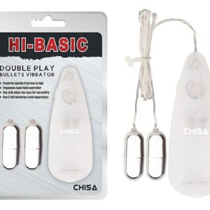 Vibro Eggs | Chisa – Double Play Bullets Vibrator – White Vibrators Chisa