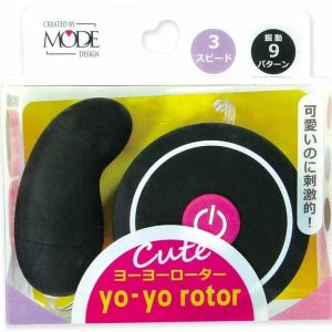 Vibro Eggs | Mode Design – Yo Yo Rotor – Black W Pink Vibrators Mode Design