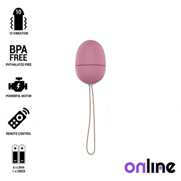 Vibro Eggs | Online – Vibro Egg W Remote S – Pink Vibrators Online