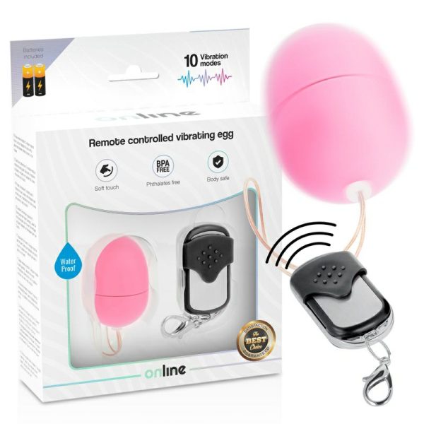 Vibro Eggs | Online – Vibro Egg W Remote S – Pink Vibrators Online