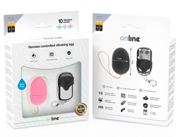 Vibro Eggs | Online – Vibro Egg W Remote S – Pink Vibrators Online