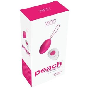 Vibro Eggs | Vedo – Peach Egg Vibrator Rechargeable – Pink Vibrators VeDO