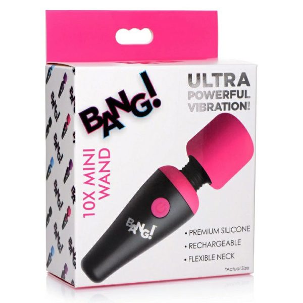 Vibro Massagers | Bang! – 10X Vibro Mini Wand – Pink Vibrators Bang!