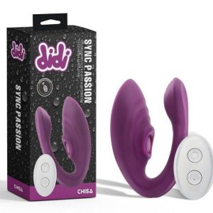 Vibro Massagers | Chisa – Sync Passion Couple Stimulator – Purple Vibrators Chisa