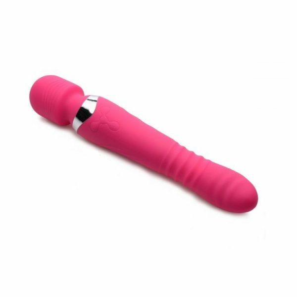 Vibro Massagers | Inmi – Ultra Thrust-Her Thrusting Vibrating Wand – Pink Vibrators Inmi