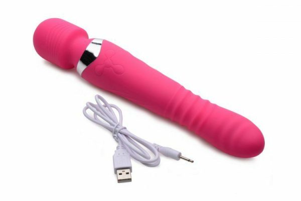 Vibro Massagers | Inmi – Ultra Thrust-Her Thrusting Vibrating Wand – Pink Vibrators Inmi