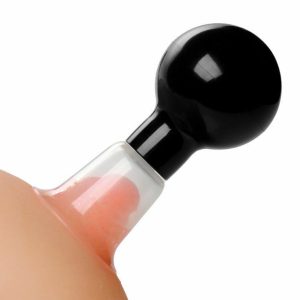 Vibro Massagers | Size Matters – See Thru Nipple Enlarger Pumps – Black Vibrators Size Matters