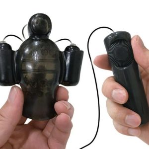 Vibro Masturbators | T-Best – Gekishin Vibro Masturbator – Black Masturbators T-Best