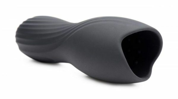 Vibro Masturbators | Trinity Vibes – Silicone Penis Head Pleaser – Black Masturbators Trinity Vibes