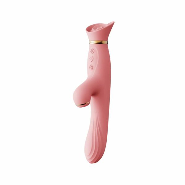 Heating Vibrators | Zalo – Rose Vibrator – Strawberry Pink Heating Vibrators Heating Vibrators