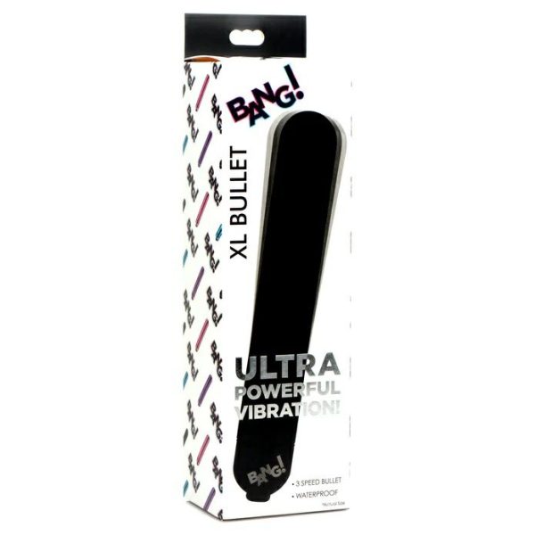 Straight Vibrators | Bang! – Xl Vibro Metal Bullet – Black Straight Vibrators Bang!