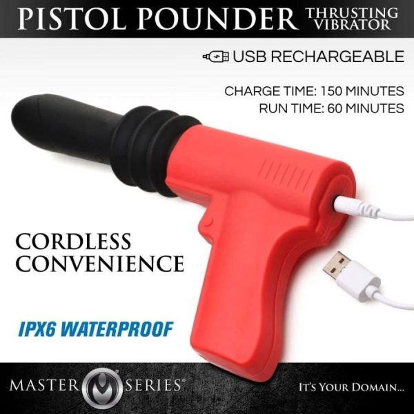 Thrusting Vibrators | Master Series – Thrusting Pistola Vibrator Thrusting Vibrators Master Series