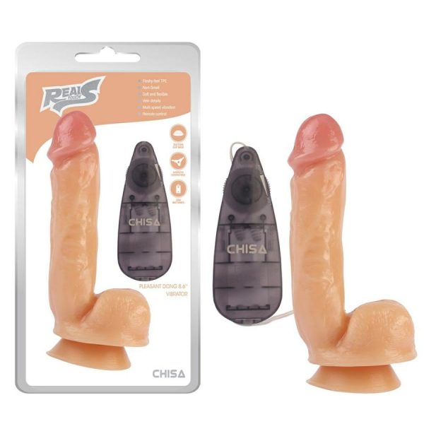 Vibrating Dildos | Chisa – 8.6″ Pleasant Vibro Dildo – Flesh Vibrating Dildos Chisa