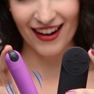 Vibro Bullets | Bang! – 21X Vibro Bullet W Remote – Purple Vibrators Bang!