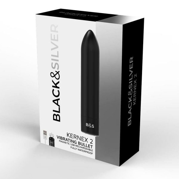 Vibro Bullets | Black&Silver – Kernex 2 Vibro Bullet – Black Vibrators Black&Silver