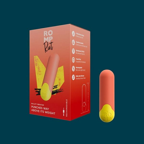 Vibro Bullets | Romp – Riot Bullet – Orange Vibrators Romp