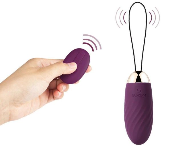 Vibro Eggs | Svakom – Elmer Remote Control Vibrating Bullet – Violet Vibrators SVAKOM