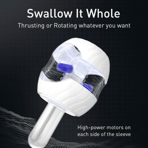 Small Masturbators | Drywell – Tron Vibro Masturbator – White Masturbators Drywell