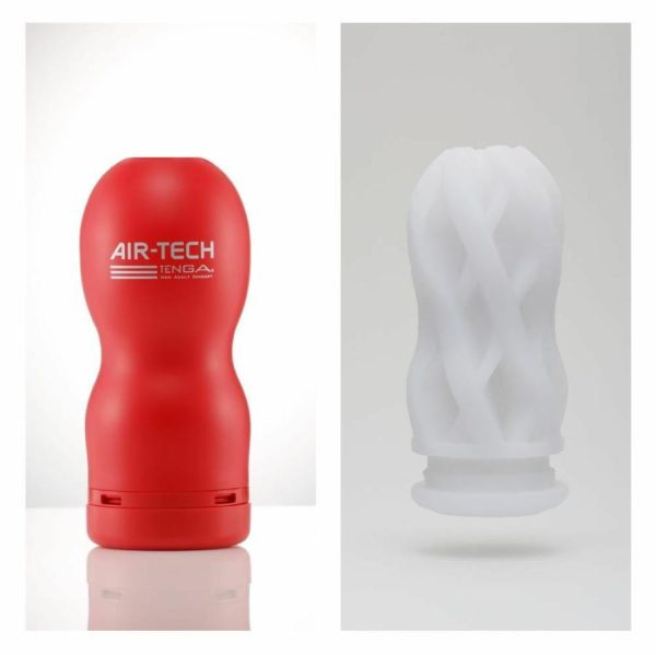 Cup Masturbators | Tenga – Air-Tech Reusable Vacuum Cup Regular – Red Cup Masturbators Cup Masturbators