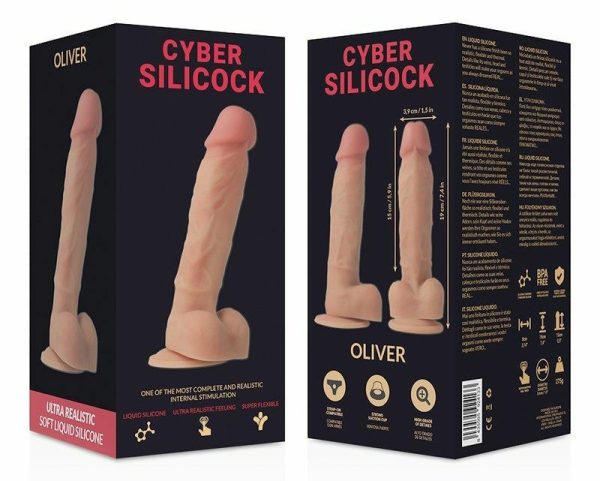 Strap-Ons | Cyber Silicock – Oliver Ultra Realistic Dildo 19Cm Sex Toys Cyber Silicock