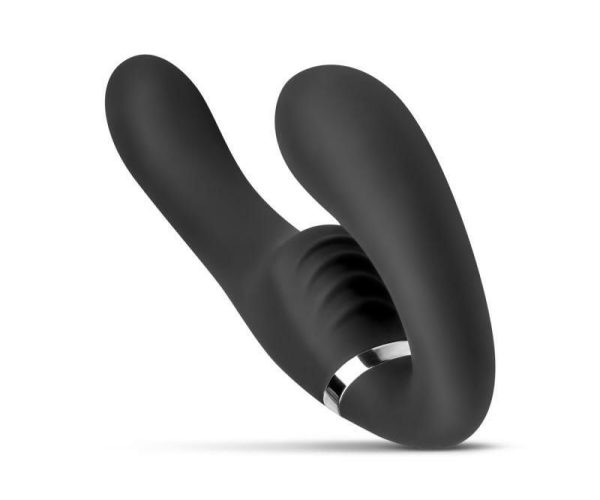 Strap-Ons | No-Parts – Avery Strapless Vibro Dildo 22Cm – Black Sex Toys No-Parts