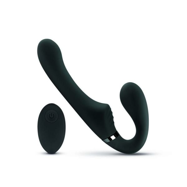 Strap-Ons | No-Parts – Avery Strapless Vibro Dildo 22Cm – Black Sex Toys No-Parts