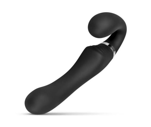 Strap-Ons | No-Parts – Avery Strapless Vibro Dildo 22Cm – Black Sex Toys No-Parts