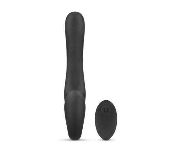 Strap-Ons | No-Parts – Avery Strapless Vibro Dildo 22Cm – Black Sex Toys No-Parts