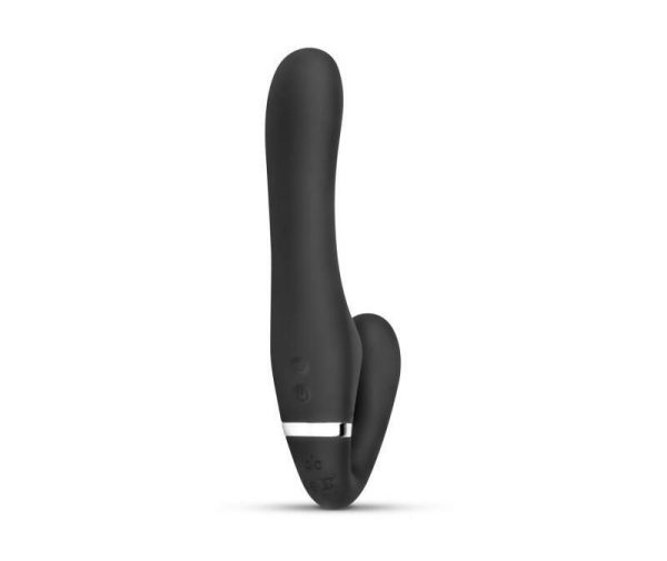 Strap-Ons | No-Parts – Avery Strapless Vibro Dildo 22Cm – Black Sex Toys No-Parts