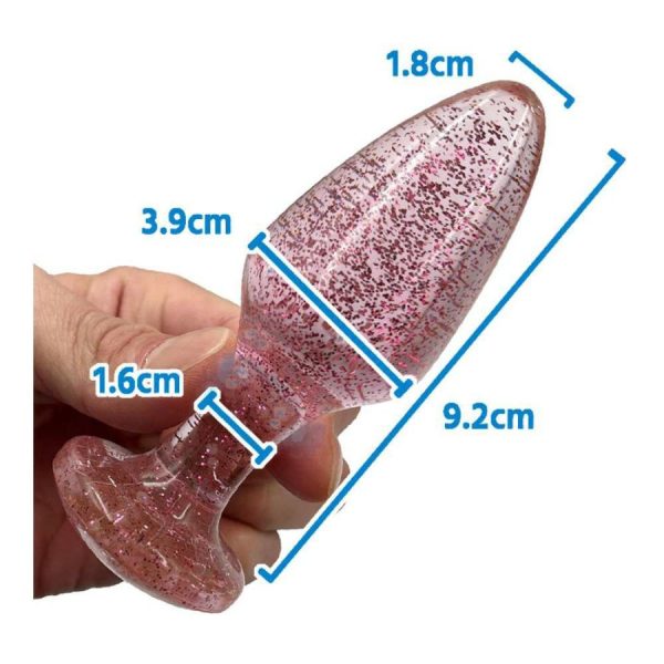 Anal Toys | T-Best – Glitter Anal Plug L – Pink Anal Toys Anal Toys