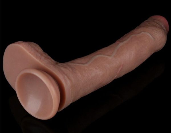 Dildos | Lovetoy – 8.5″ Dual Layered Natural Dildo – Brown Dildos Dildos