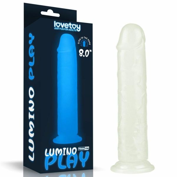 Dildos | Lovetoy – 8″ Lumino Play Dildo – Clear Dildos Dildos