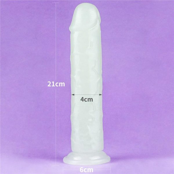 Dildos | Lovetoy – 8″ Lumino Play Dildo – Clear Dildos Dildos