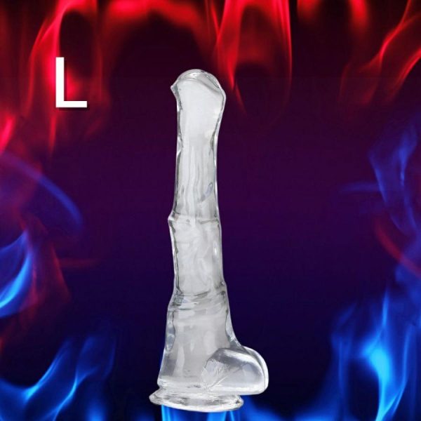 Dildos | T-Best – Stealth Bazooka Dildo L – Clear Dildos Dildos