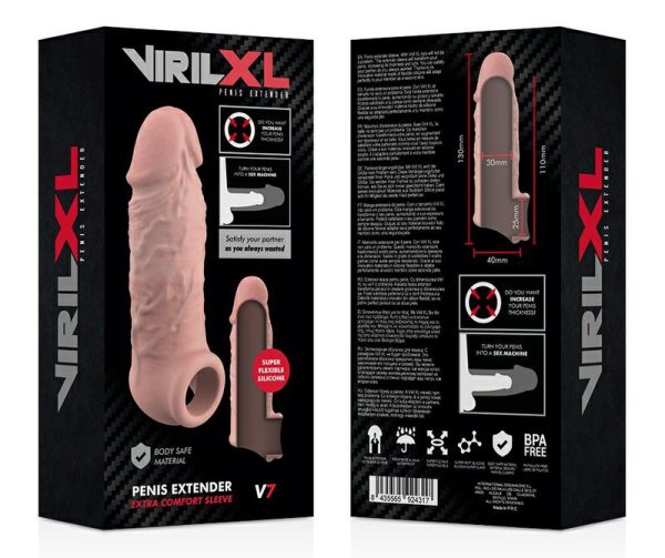 Rings & Sleeves | Virilxl – V7 Penis Extender – Flesh Rings & Sleeves Rings & Sleeves