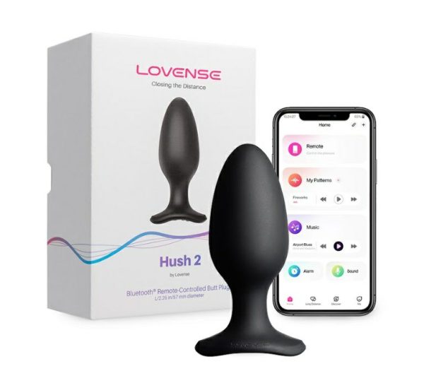 Anal Toys | Lovense – Hush 2 – Butt Plug 2.25” – Black Anal Toys Anal Toys